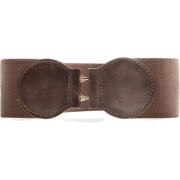 Mango Women's Elastic Waist Belt Chocolate - Belt - $34.99 