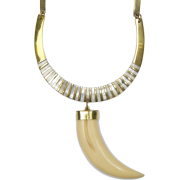 Mango Women's Horn Necklace - Ogrlice - $39.99  ~ 34.35€