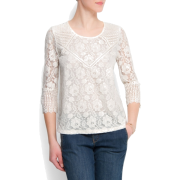 Mango Women's Laced Blouse - Košulje - kratke - $54.99  ~ 349,33kn