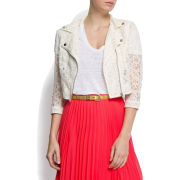 Mango Women's Laced Jacket Neutral - Jacket - coats - $79.99 
