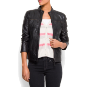 Mango Women's Leather Jacket Black - Chaquetas - $169.99  ~ 146.00€