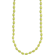 Mango Women's Long Necklace Beads Lime - Ogrlice - $19.99  ~ 17.17€