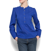 Mango Women's Mao Shirt Azul - Košulje - kratke - $34.99  ~ 222,28kn