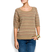 Mango Women's Metallic Yarn Jumper Beige - Košulje - kratke - $49.99  ~ 317,57kn