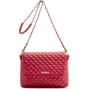 Mango Women's Quilted Handbag Red - Hand bag - $49.99 