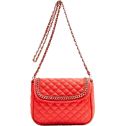 Mango Women's Quilted Messenger Handbag Coral - Hand bag - $44.99 