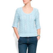 Mango Women's Relaxed-fit Scoop Neck Jumper Azul - Košulje - kratke - $44.99  ~ 285,80kn