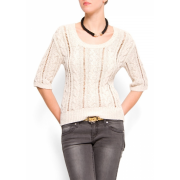 Mango Women's Relaxed-fit Scoop Neck Jumper Neutral - Košulje - kratke - $44.99  ~ 285,80kn