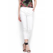 Mango Women's Slim-fit Chino Trousers Off-White - Jeans - $54.99  ~ 47.23€