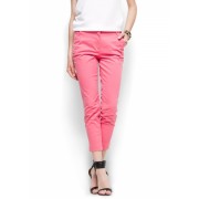 Mango Women's Slim-fit Chino Trousers Pink - Jeans - $54.99  ~ 47.23€