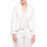 Mango Women's Slim-fit Cotton Blazer Off-White - Chaquetas - $69.99  ~ 60.11€