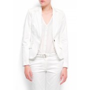 Mango Women's Slim-fit Cotton Blazer Off-White - Jacket - coats - $69.99 