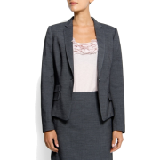 Mango Women's Slim-fit Suit Jacket Black - Jacket - coats - $94.99 