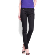 Mango Women's Slim-leg Five Pockets Jeans Black Denim - Traperice - $49.99  ~ 317,57kn