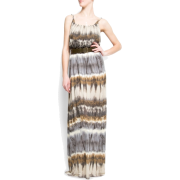 Mango Women's Tie-dye Maxi-dress Khaki - Accessories - $129.99 