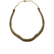 Mango Women's Torque Style Necklace Gold - Colares - $24.99  ~ 21.46€