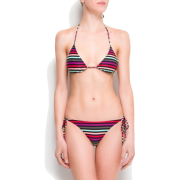 Mango Women's Triangle Top Candy Black - Kostiumy kąpielowe - $24.99  ~ 21.46€