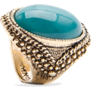 Mango Women's Vintage Style Ring Turquoise - Obroči - $19.99  ~ 17.17€