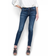 Mango Women's Washed Effect Jeans Dark Denim - Jeans - $59.99 