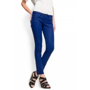 Mango Women's Waxed Effect Jeans Ink - Jeans - $59.99 