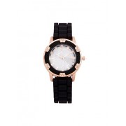 Marble Face Watch with Rubber Strap - Watches - $9.99 