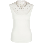 Marc Cain - Cotton crystal top - Majice - kratke - $249.00  ~ 213.86€