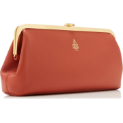 Mark Cross Susanna Leather Frame Clutch - Torbe s kopčom - 