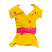Yellow top - Shirts - kurz - 