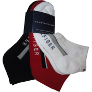 Men's Tommy Hilfiger 3 Pack of Socks Navy, Red and White - Underwear - $34.00 