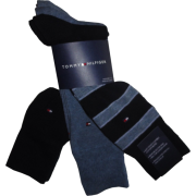 Men's Tommy Hilfiger 3 Pack of Socks Navy Striped/Blue/Navy - Underwear - $34.00 