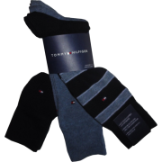 Men's Tommy Hilfiger 3 Pack of Socks Navy Striped/Blue/Navy - Donje rublje - $34.00  ~ 215,99kn