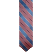 Men's Tommy Hilfiger Neck Tie 100% Silk Blue & Pink Striped - Tie - $34.99 