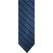 Men's Tommy Hilfiger Neck Tie 100% Silk Blue/Charcoal/Silver - Tie - $36.99 