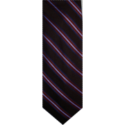 Men's Tommy Hilfiger Neck Tie 100% Silk Brown/Burgundy/Blue Blend - Tie - $34.99 