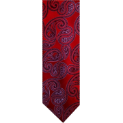 Men's Tommy Hilfiger Neck Tie 100% Silk Red/Blue Blend - Tie - $34.99 