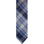 Men's Tommy Hilfiger Necktie Neck Tie Silk Blue Plaid - Tie - $36.99 