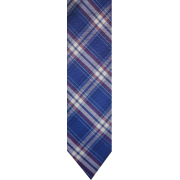 Men's Tommy Hilfiger Necktie Neck Tie Silk Blue Plaid - Kravate - $36.99  ~ 31.77€