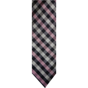 Men's Tommy Hilfiger Necktie Neck Tie Silk Navy, Pink and Silver - Tie - $36.99 