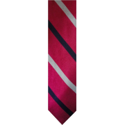 Men's Tommy Hilfiger Necktie Neck Tie Silk Pink, Navy & Silver - Tie - $36.99 