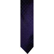 Men's Tommy Hilfiger Necktie Neck Tie Silk Purple Blue & Silver - Krawaty - $36.99  ~ 31.77€