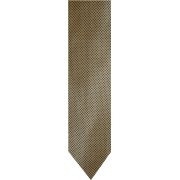 Men's Tommy Hilfiger Necktie Neck Tie Silk Yellow, Navy & Silver - Tie - $36.99 