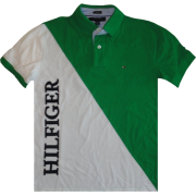 Men's Tommy Hilfiger Short Sleeve Shirt Green/White Slim Fit Size Large - Košulje - kratke - $69.50  ~ 441,50kn