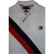 Men's Tommy Hilfiger Short Sleeve Shirt June White with Red and Blue Slim Fit Size Large - Košulje - kratke - $69.50  ~ 441,50kn