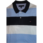 Men's Tommy Hilfiger Short Sleeve Shirt Light Blue/Navy/White - Košulje - kratke - $69.50  ~ 441,50kn