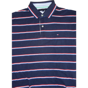 Men's Tommy Hilfiger Short Sleeve Shirt Navy with Red White and Blue Stripes Size XL - Košulje - kratke - $59.50  ~ 377,98kn