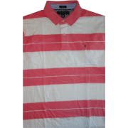 Men's Tommy Hilfiger Short Sleeve Shirt Pink and White Striped Size Large - Košulje - kratke - $55.00  ~ 349,39kn