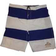 Men's Tommy Hilfiger Swimming Trunks Bathing Suit Lapis Blue/White Size XXL - Shorts - $69.50 