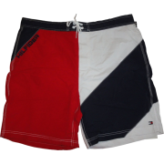 Men's Tommy Hilfiger Swimming Trunks Bathing Suit Masters Navy/White/Red - Shorts - $69.50 