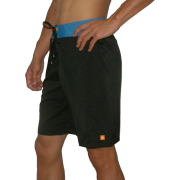 Mens Quiksilver INDO Skate & Surf Boardshorts / Board Shorts - Black & Blue Black & Blue - Calções - $39.99  ~ 34.35€