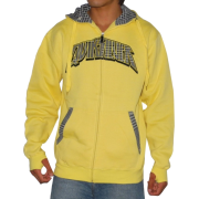 Mens Quiksilver Surf Zip-Up Hoodie Sweatshirt Jacket - Yellow Yellow - Jacket - coats - $44.99 